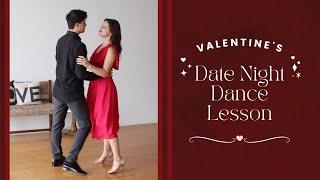 HOW TO SLOW DANCE WITH A PARTNER | Beginner Date Night Dance Lesson 