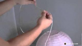 How to hang paper lanterns