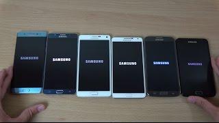 Samsung Galaxy Note 7 vs Note 5 vs Note 4 vs Note 3 vs Note 2 vs Note - Which is Fastest?