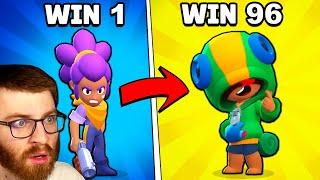 IF I WIN.. I MOVE TO THE NEXT BRAWLER...  (every brawler challenge)