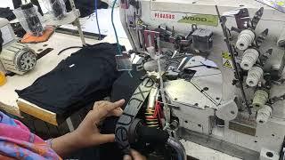 Waist Elastic Attach Without Tack ,Boxer  Flat lock Machine