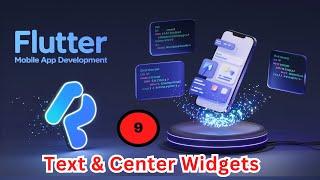 Text and Center Widget #flutterforbeginners #fluttercourse #FlutterRoadmap #fluttertutorial