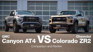 2024 Chevy Colorado ZR2 vs GMC Canyon AT4 | Comparison and Review