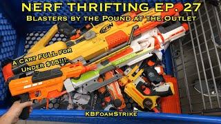 KBFoamStrike's NERF THRIFTING Vlog EP. 27: Nerf by the Pound at Goodwill Outlets and AEON PRO Find!