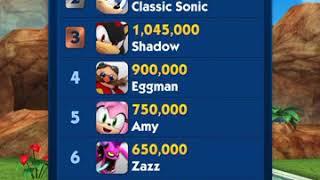 Showing you my high score in sonicdash