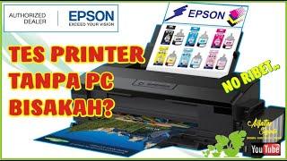 Test Print Manual Tanpa PC dengan EPSON Dengan Tombol (Nozzle Check)Tanpa Komputer