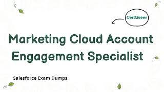 Salesforce Marketing Cloud Account Engagement Specialist Exam Dumps