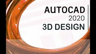 AutoCAD 2020 - 3D Design and Rendering Tutorial [+Overview]