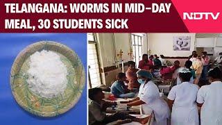 Telangana News | 30 Telangana Students Fell Ill, Then Allegedly Given Food With Worms At Hospital