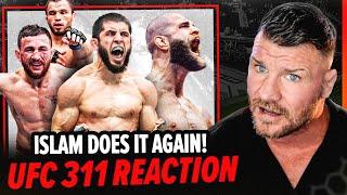 BISPING reacts to UFC 311: "Islam is P4P NUMBER 1!" | Makhachev vs Moicano INSTANT REACTION