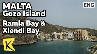 【K】Malta Travel-Gozo Island[몰타 여행-고조섬]몰타의 바다, 람라베이와 슬렌디베이/Ramla Bay/Xlendi Bay/Sea/Beach