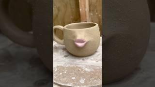 Day 2 baby! Pottery made with a kiss  #pottery #mwah