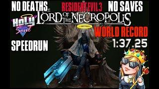 [World Record] Resident Evil 3 Lord of Necropolis Speedrun in 1:37.25 - No deaths no saves