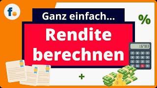 Rendite berechnen: Aktien-Rendite und Rendite von ETFs mit Renditeformel berechnen [Praxisvideo]