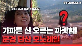 문경 단산, 국내 최장거리 왕복 3.6km 모노레일 개장! 최고 경사 42도의 짜릿함을 체험해보다