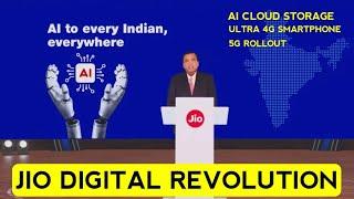 Jio Digital Revolution: Global Leadership, 5G Rollout, & Future InnovationsJio AI Cloud Storage