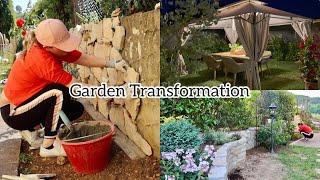 GARDEN TRANSFORMATION 1! How I redo my garden, create a flowerbed, VIDEO GUIDE