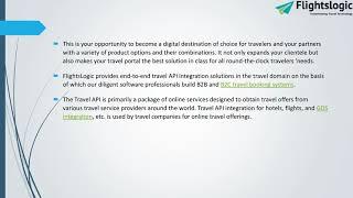 Travel API Integration | FlightsLogic