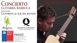 Concierto de Guitarra Barroca de Cristian Gutiérrez