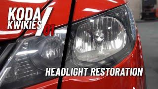 Restoring Faded Headlights || Service A La Carte