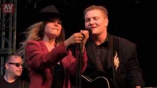 Jacob Nelson and The Tone Wranglers perform at PBR rodeo AV Fairgrounds