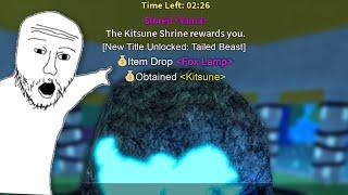 I got EVERY RARE ITEM in Kitsune Shrine but Something Happened! [Blox Fruits]