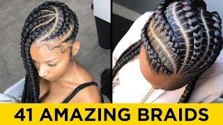  41 Amazing Braid Hairstyles - Box Braids For Black Women Compilation