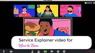 Service Explainer Video Example | 5 tips on how to Zoom | Explanimate!