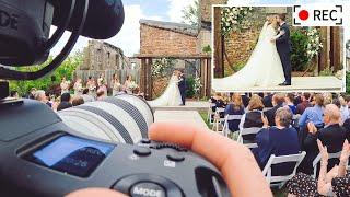 Wedding Filmmaking Behind The Scenes SOLO Handheld | Simple Wedding Video