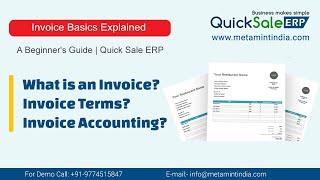 Invoice Basics Explained: A Beginner's Guide in Hindi | Quick Sale ERP