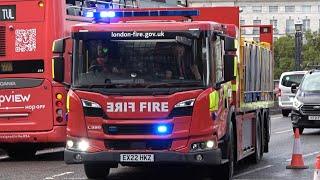 [H417] Kingston Heavy Distribution Unit seen on driver training through London | London Fire Brigade