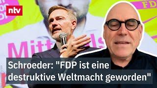 SPD-"Problem-Sieg" - Schroeder: "FDP ist eine destruktive Weltmacht geworden" | ntv