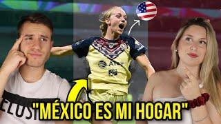 GRINGA ENAMORADA DE MEXICO EXPLICA PORQUE DECIDIÓ VIVIR EN MEXICO y JUGAR EN EL AMÉRICA FEMENIL