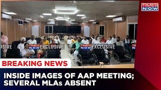 Inside Images Of AAP Meeting, Almost Half Of The MLAs Absent From Meeting | Delhi Political News