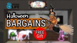 Second Life 2023 Halloween SHOP BARGAINS & FREE GIFT