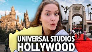 Dzień w UNIVERSAL STUDIOS HOLLYWOOD - Harry Potter, Jurassic World i inne atrakcje | USA VLOG