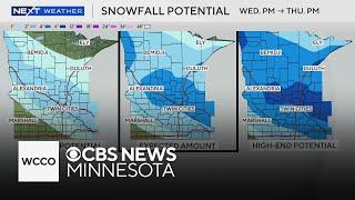 The latest on the snowy winter storm headed to Minnesota