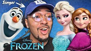 Disney's *FROZEN* Singer's First Time Watching | Movie Reaction