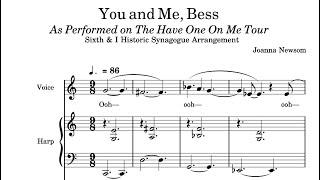 “You & Me, Bess” Joanna Newsom piano tutorial by bjorksdottir