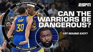 How DANGEROUS can the Warriors be?  Kendrick Perkins predicts a 1st-round exit?!  | NBA Countdown