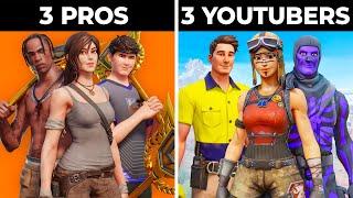 3 FNCS Winners vs 3 Fortnite Youtubers