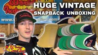 HUGE Unboxing 90's Vintage Snapbacks [Rare Hats]