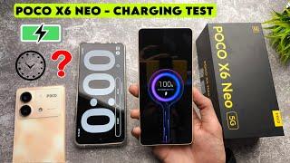 POCO X6 Neo Charging Test 0 to 100% Timing & Heating | POCO X6 Neo 5g Battery Charging Timing?