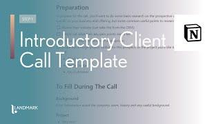 How To Leverage Your Introductory Client Calls