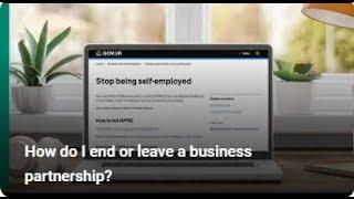 How do I end or leave a business partnership?