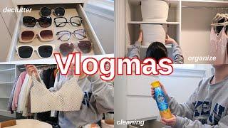 Vlogmas Day 24: Closet Clean-Out Part Two, Decluttering & Organizing My Closet | Gabriella Mortola