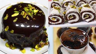 10 حلويات بنكهة الشوكولاتة 10 وصفات شوكولاتة لكل المناسبات #كيكة #الشوكولا #chocolate  