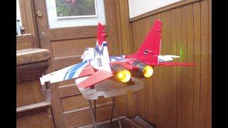 Arrows Rc Mig-29 Twin 64mm EDF 6s 10ch Rx, Tailerons, Full span flaps, 3D print nozzles, afterburner