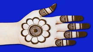 new stylish beautiful mehndi design | easy front hand mehndi | mehandi ka design | mehndi design