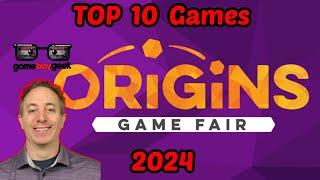 Top 10 Games at Origins Game Fair 2024